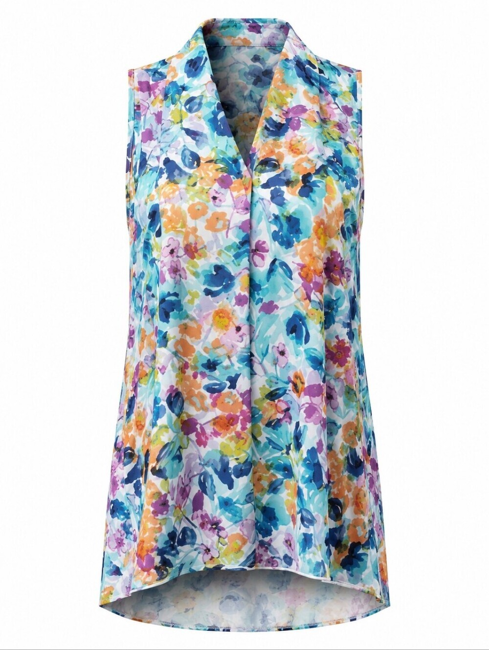 Spense Floral Sleeveless Blouse